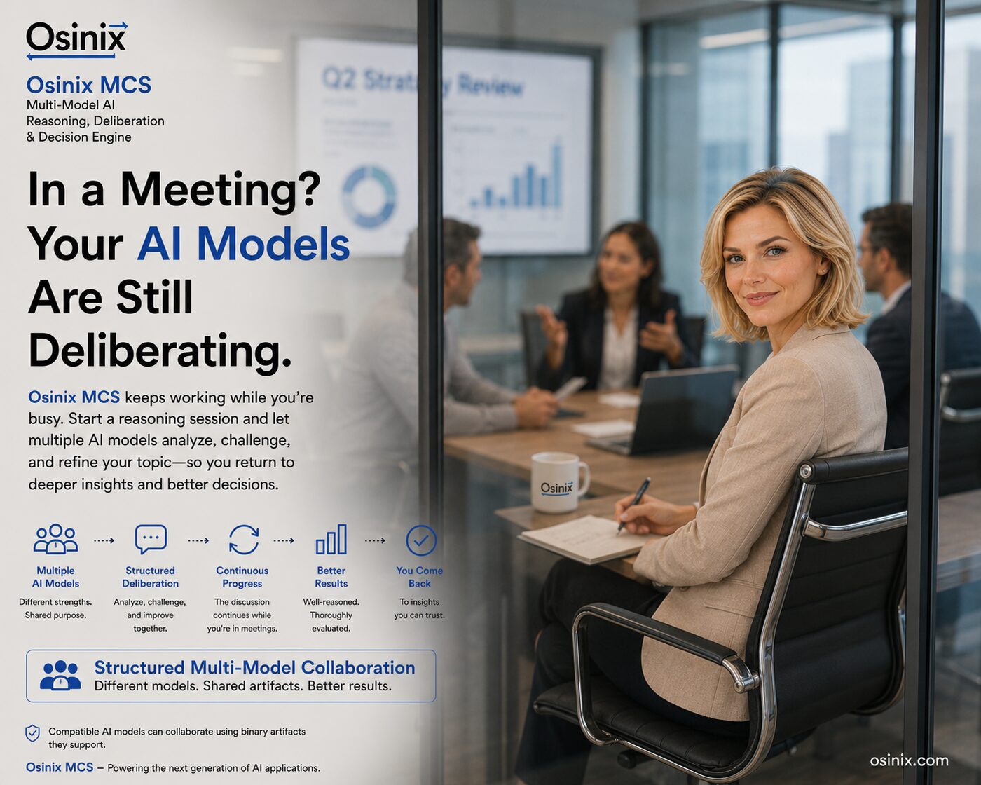 In a meeting? Your AI models are still deliberating.